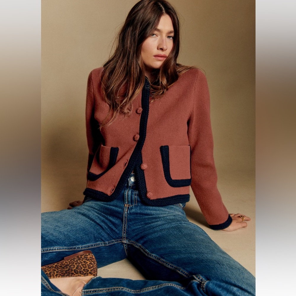 NWT Sezane Auguste Jacket - Havana color size XS